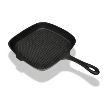 Öntöttvas grillserpenyő 24 x 23 cm