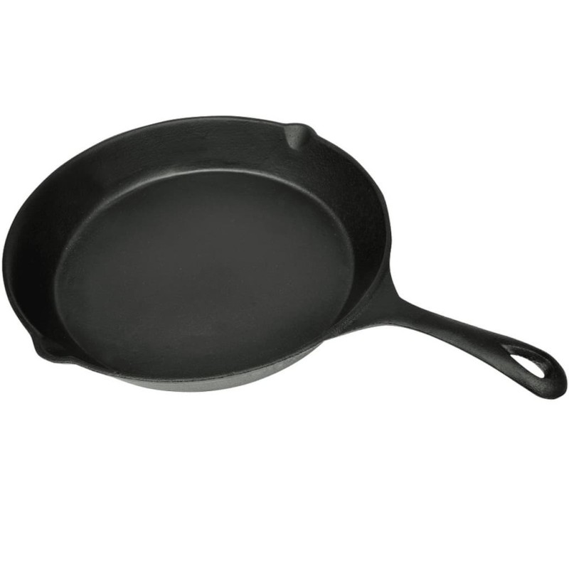 Kerek öntöttvas grillserpenyő 30 cm