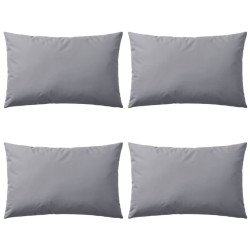 4 db szürke kültéri párna 60 x 40 cm