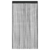 2 db fekete zsinórfüggöny 100 x 250 cm