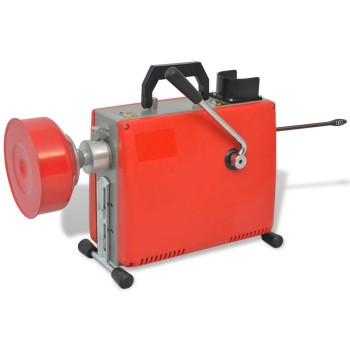 Csőtisztító gép 250 w 15 m x 16 mm; 4,5 m x 9,5 mm