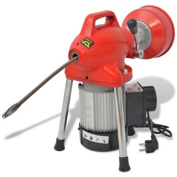 Csőtisztító gép 250 w  12,5 m x 16 mm; 4,5 m x 9,5 mm
