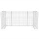 Acél gabion 3 db gurulós kukához 250 x 100 x 120 cm