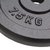 4 db öntöttvas súlyzótárcsa 4 x 7,5 kg