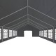 Sátor textil váz nélkül szürke 12 x 6 m pe