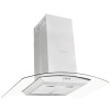 Rozsdamentes acél sziget páraelszívó 90 cm 756 m³/óra led