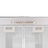 Rozsdamentes acél, fali páraelszívó 90 cm 756 m³/óra led