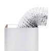 Rozsdamentes acél, fali páraelszívó 90 cm 756 m³/óra led