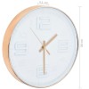 Rézhatású falióra 30 cm