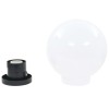 2 db led gömblámpa 20 cm pmma