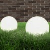 2 db led gömblámpa 20 cm pmma