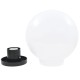 2 db led gömblámpa 25 cm pmma