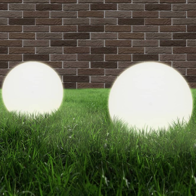 2 db led gömblámpa 40 cm pmma 2 db led gömblámpa 40 cm pmma