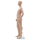 Bézs egész alakos gyerek próbababa üvegtalppal 140 cm Bézs egész alakos gyerek próbababa üvegtalppal 140 cm
