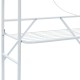 Fehér fürdőszobai állvány 60 x 33 x 174 cm Fehér fürdőszobai állvány 60 x 33 x 174 cm