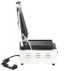 Kontaktgrill rozsdamentes acélból 1800 w 31 x 30,5 x 20 cm