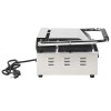 Bordás kontaktgrill 2200 w 43 x 30,5 x 20 cm
