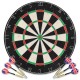 Szizálból készült professzionális darts tábla 6 nyíllal