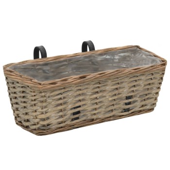 2 db fonott virágtartó pe béléssel 40 cm