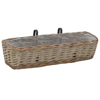 2 db fonott virágtartó pe béléssel 60 cm