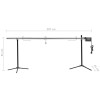 Automatikus motoros rozsdamentes acél grillnyárs 207x45x81 cm