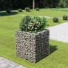 Horganyzott acél gabion magaságyás 90 x 90 x 100 cm