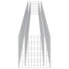 Horganyzott acél gabion magaságyás 540 x 50 x 50 cm