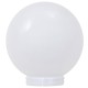 3 db napelemes kültéri led gömblámpa, 20 cm rgb