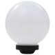 3 db napelemes kültéri led gömblámpa, 20 cm rgb