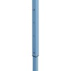 Antracitszürke összecsukható rendezvénysátor 5 oldalfallal 870x291x315 cm