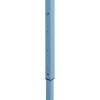 Antracitszürke összecsukható rendezvénysátor 8 oldalfallal 870x291x315 cm