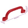 2 db kék polietilén hinta kötéllel 37 x 15 cm