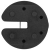 4 db fekete beton pavilon súly 220 x 50 mm