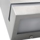 2 db ezüstszínű négyszögű kültéri fali lámpa 35 w 2 db ezüstszínű négyszögű kültéri fali lámpa 35 w