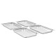 4 db rozsdamentes acél gasztronorm edény gn 1/1 40 mm 4 db rozsdamentes acél gasztronorm edény gn 1/1 40 mm