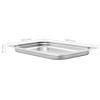 4 db rozsdamentes acél gasztronorm edény gn 1/1 40 mm