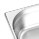 8 db rozsdamentes acél gasztronorm edény gn 1/3 100 mm