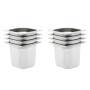 8 db rozsdamentes acél gasztronorm edény gn 1/6 150 mm