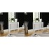2 db fehér mdf radiátorburkolat 112 cm