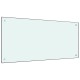 Fehér edzett üveg konyhai fröccsenésgátló 100 x 50 cm
