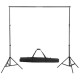 Stúdiófelszerelés 600 x 300 cm-es fehér háttérrel és lámpával