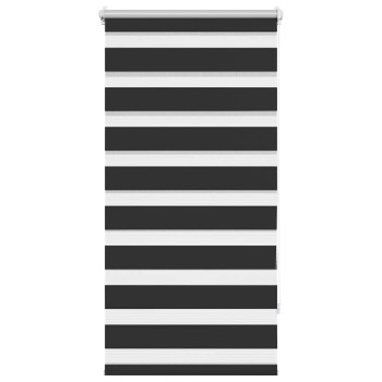 Fekete zebra roló 60,9 x 120 cm szövet szélesség 56,7 cm