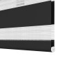 Zebra roló 100,9 x 175 cm szövet szélesség 96,7 cm fekete