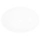 Fehér ovális kerámia mosdókagyló 40 x 33 cm