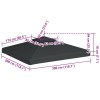 Sötétszürke csere pavilon ponyvatető 310 g/m² 3 x 3 m