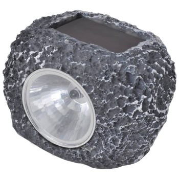 12 db kültéri kő formájú napelemes led spotlámpa