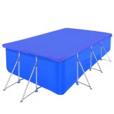 Négyszögletes pe medencetakaró 90 g/m² 540 x 207 cm