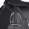 Lovaglás nyereg készlet 16 "valódi bőr fekete 14 cm 5-az-1- be