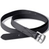 Lovaglás nyereg készlet 16 "valódi bőr fekete 14 cm 5-az-1- be