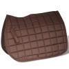 Lovaglás nyereg készlet 17,5 "valódi bőr barna 18 cm 5-az-1- be